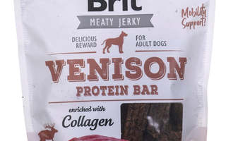 Brit Jerky Venison Protein Bar Venison - koiran 