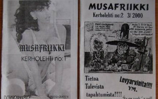 Musafriikki kerholehdet 1 & 2 vuodelta 2000 (Punk, Rock)