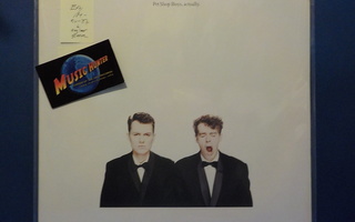 PET SHOP BOYS - ACTUALLY - EU 1987 EX+/M- LP