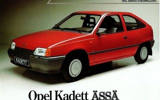 Opel Kadett S -esite 1988