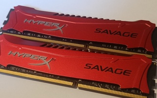 16GB (2x8GB) Kingston HyperX Savage pöytäkoneen muistit