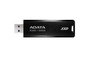 ADATA SC610 500 GB musta