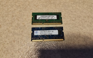 2 GB DDR3 Kannettavan Muisteja 2 kpl