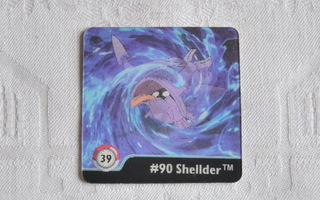 #90 Shellder / #91 Sloyster hologrammi Pokemon kortti v.1999
