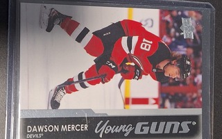 2021-22 Upper Deck Dawson Mercer Young Guns Rookie RC #459