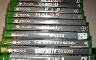 10 kpl Xbox one pelejä