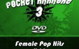 POCKET 3 - FEMALE POP HITS Vol 1 -Karaoke DVD (uusi)