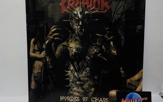 KREATOR - HORDES OF CHAOS M-/M- LP + NIMMARIT