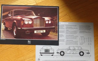 1978 Rolls-Royce Silver Shadow II esite - KUIN UUSI