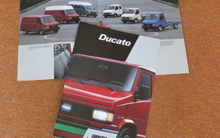 1995 (noin) Fiat Ducato esite - suom - KUIN UUSI - 12 sivua