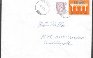 Postilähetys -  Eurooppa (LAPE 942) Hännilä 31.1.1985