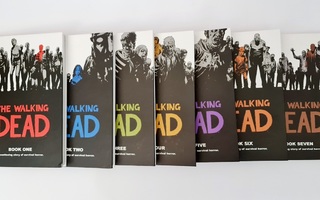 The Walking Dead Books 1-7 (hardcover, englanti)