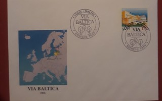 Viro 1995 - Via Baltica  FDC