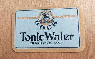 BOCK TonicWater etiketti