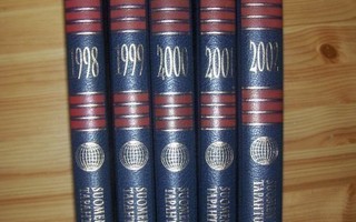 Suomen ja maailman tapahtumat 1998-2002. 5 kirjaa!!! hyväku