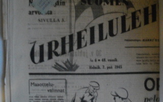 Suomen Urheilulehti Nro 6/1945 (25.2)