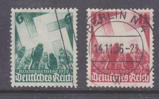Saksa 1936 LaPe 623-624 leimattuna