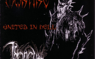 MARTIRE / THRONEUM - United In Hell CD - Apocalyptor 2004