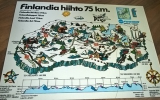 Postikortti Finlandia Hiihto Lahti 1982 erikoisleimalla