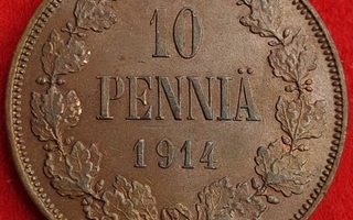 10 penniä 1914