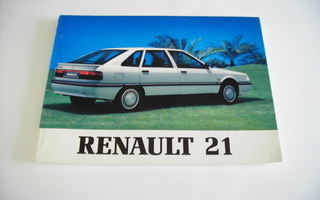 Renault 21 - 3/1990 käyttöohjekirja