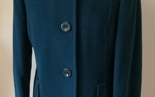 Naisten takki, villasekoitekangas, koko 38-40, uusi