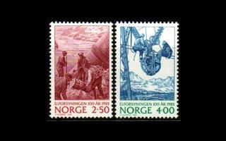 Norja 928-9 ** Sähköverkko Norjassa 100v (1985)