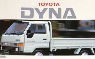 1989 Toyota Dyna esite - KUIN UUSI -  suomalainen