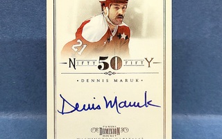 2010-11 Panini Dominion Nifty Fifty Dennis Maruk Auto