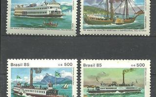 LAIVAT laiva-aiheinen sarja BRASILIA 1985 **