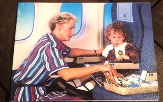 Finnair tehtäväkirja Lentoemäntä ja lapsi