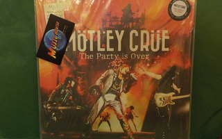 MÖTLEY CRÜE - THE PARTY IS OVER M/M FRA 2016 CLEAR VINYL LP