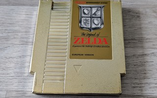 NES: The Legend of Zelda, ensimmäinen eurooppa-versio.