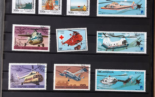 Helikopteri aiheiset postimerkit