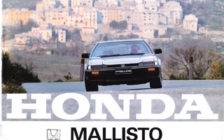 Honda mallisto -esite, 1983