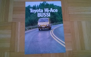 Esite Toyota Hi-Ace bussi. Hiace. 1982