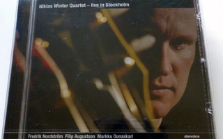 NIKLAS WINTER QUARTET Live in Stockholm CD UUSI Avaamaton