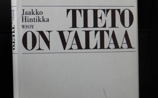 Jaakko Hintikka: TIETO ON VALTAA