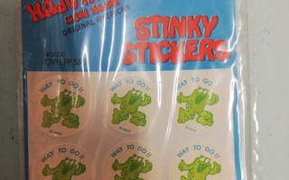 Hajutarra - stinky stickers (sammakko)