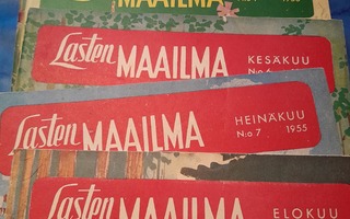 5 kpl lasten maailma 1955-56