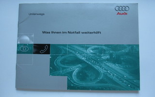 Audi A8 Was Ihnen im Notfall weiterhilft ohjekirja
