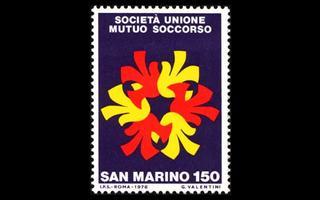 San Marino 1121 ** Sosiaaliturvajärjestö 100v (1976)