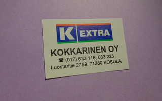 TT-etiketti K Extra Kokkarinen Oy, Kosula