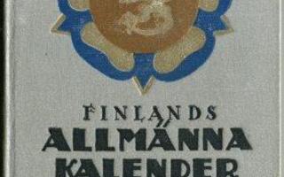 Finlands Allmänna kalender 1920. Almanack och Årsbok.