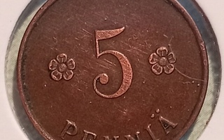 5 penniä 1918 KV1