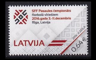 Latvia 979 ** Salibandyn MM-kilpailut (2016)