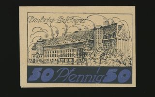 Saksa Notgeld 50 Pfennig, Leipzig 1921