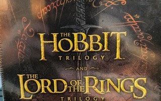 Hobbit Trilogy ja Lord of the ring Trilogy Bluray