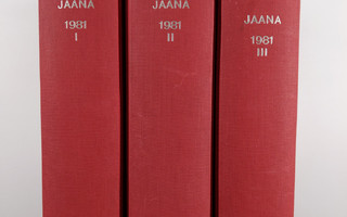 Jaana vuosikerta 1981 : 1-3