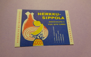 TT-etiketti Herkku-Sippola, Turku